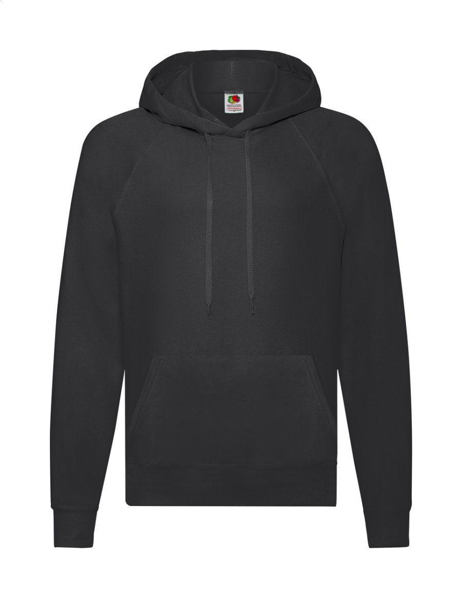 Lightweight Hooded Sweat mikina s kapucí, černá