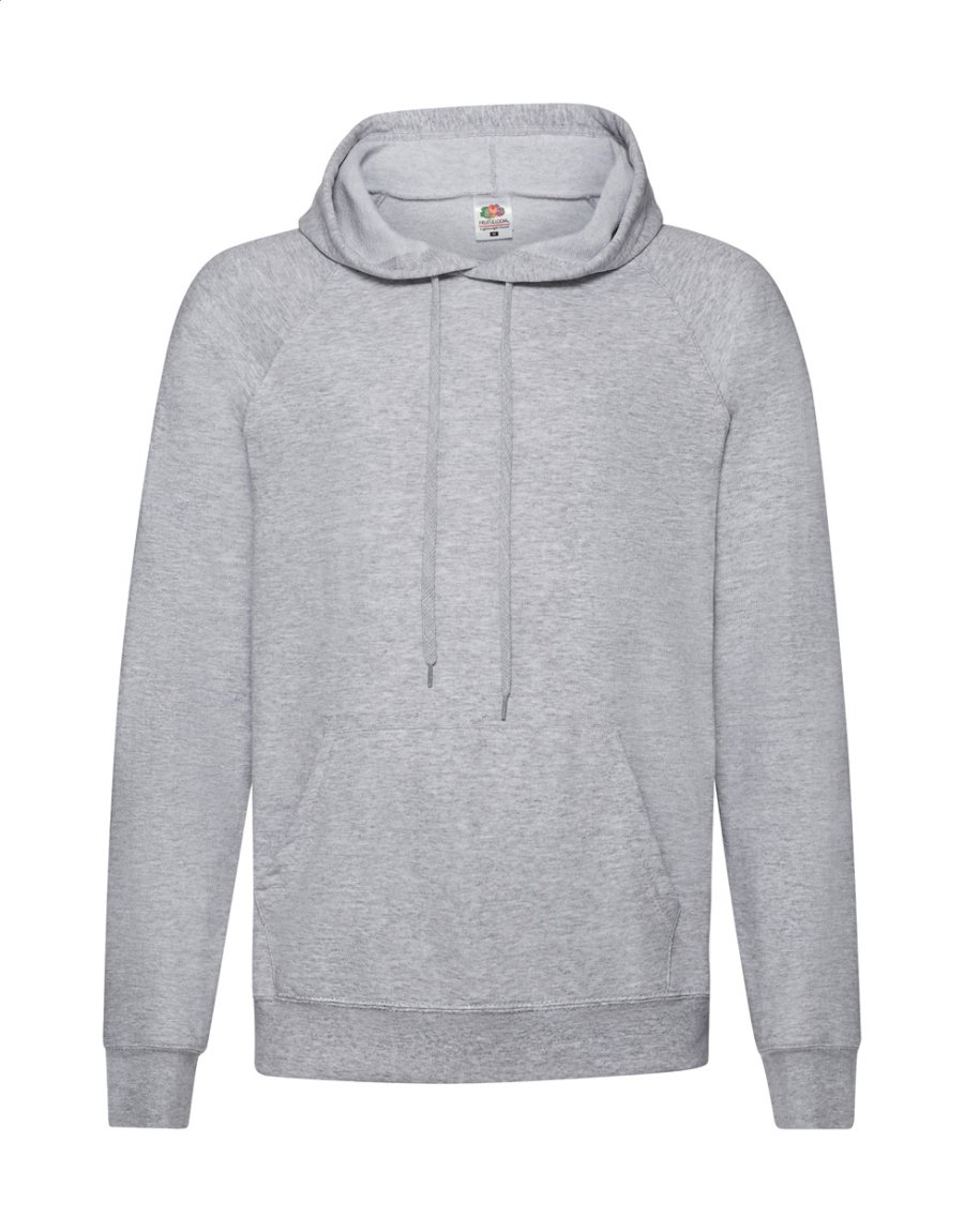 Lightweight Hooded Sweat mikina s kapucí, šedá