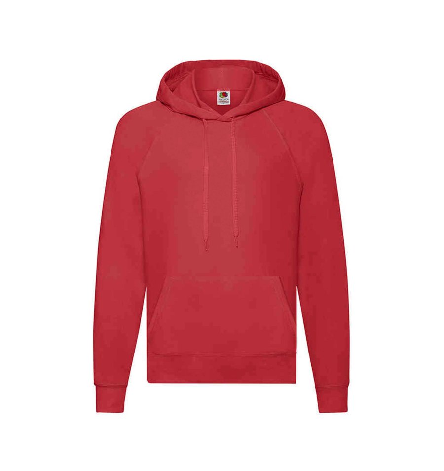 Lightweight Hooded Sweat K dětská mikina s kapucí, červená