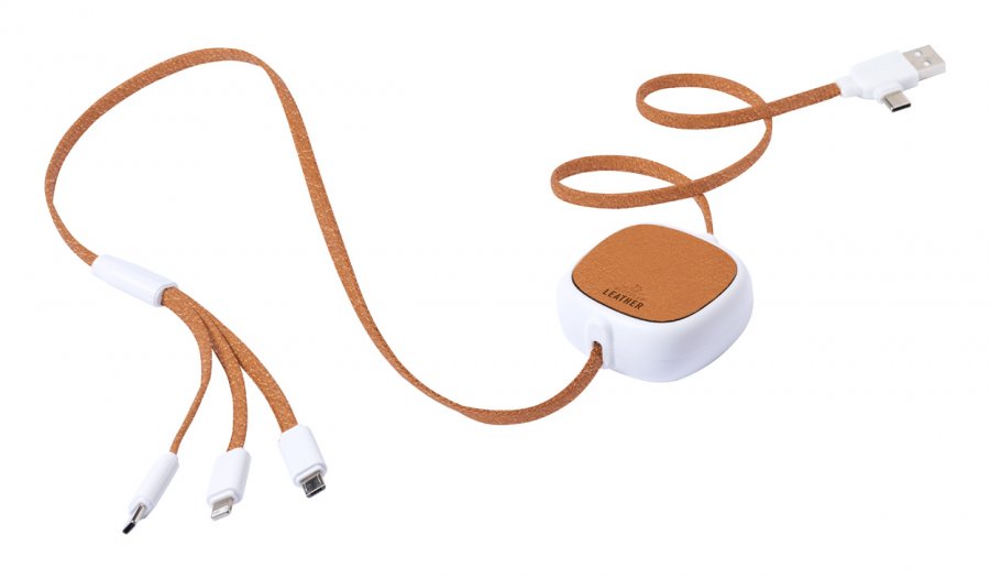 Sherat RCS USB nabíjecí kabel, hnědá