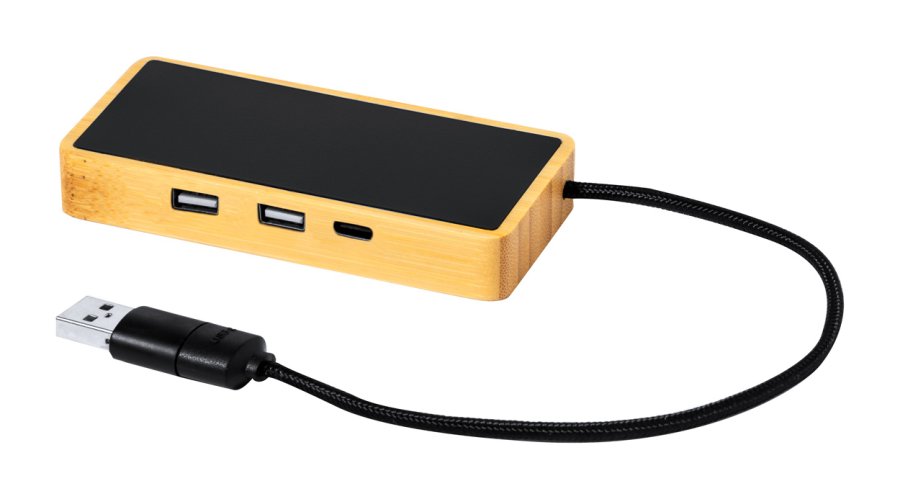 Ginger USB hub, přírodní