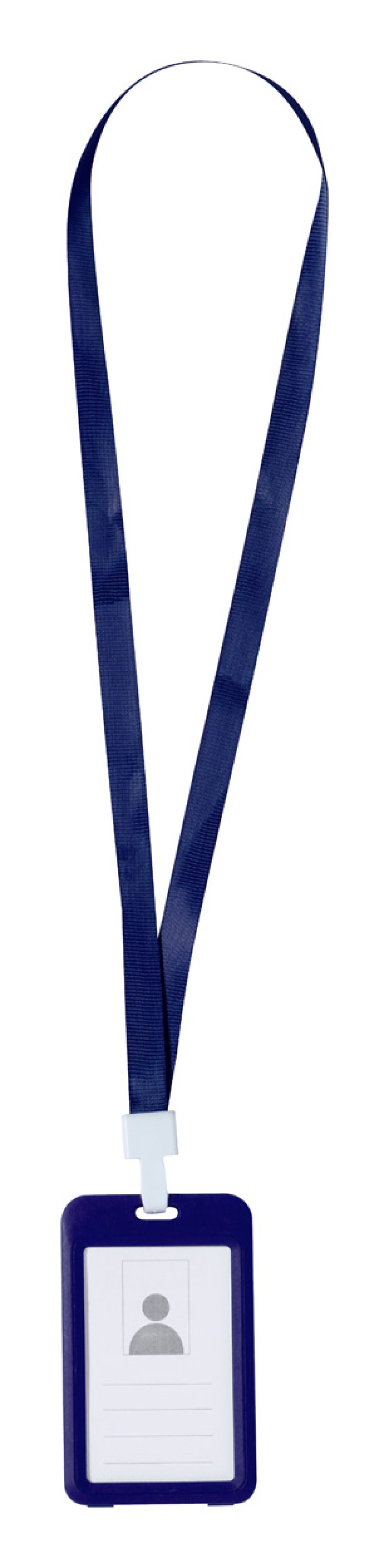 Fleck lanyard, tmavě modrá