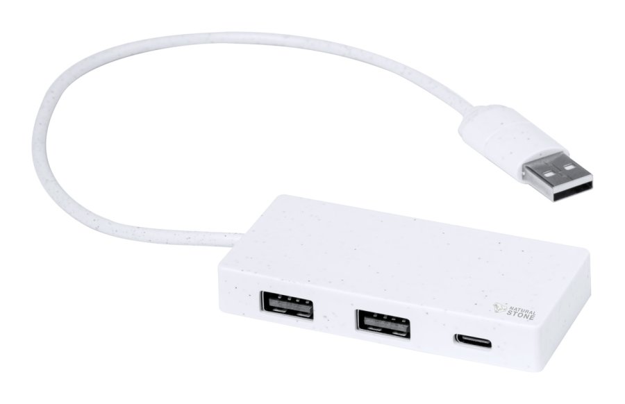 Nagent USB hub, bílá