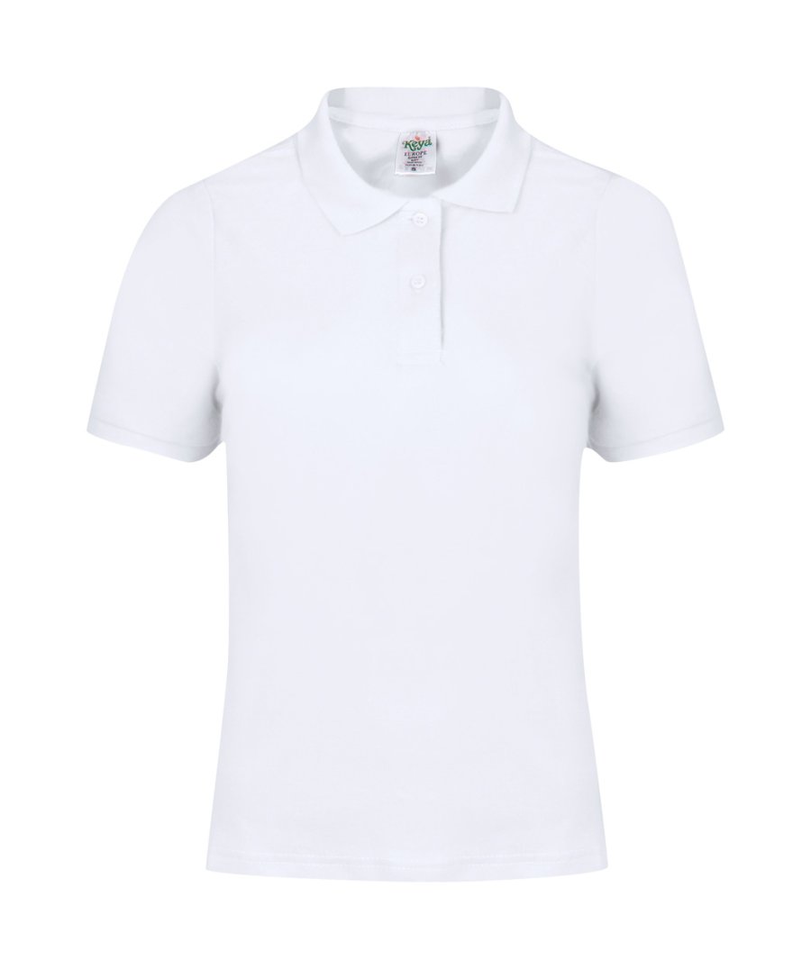 Keya WPS180 women polo shirt, bílá