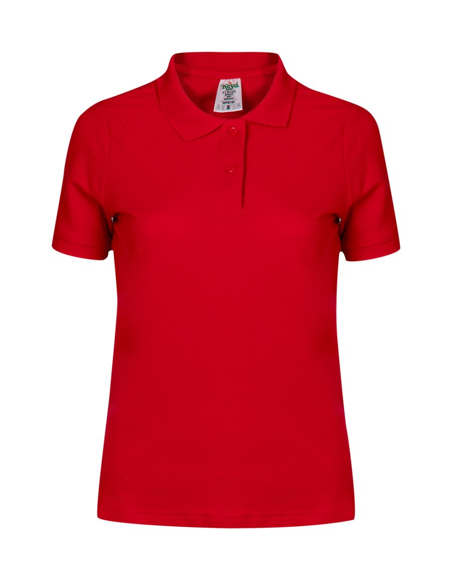 Keya WPS180 women polo shirt, červená