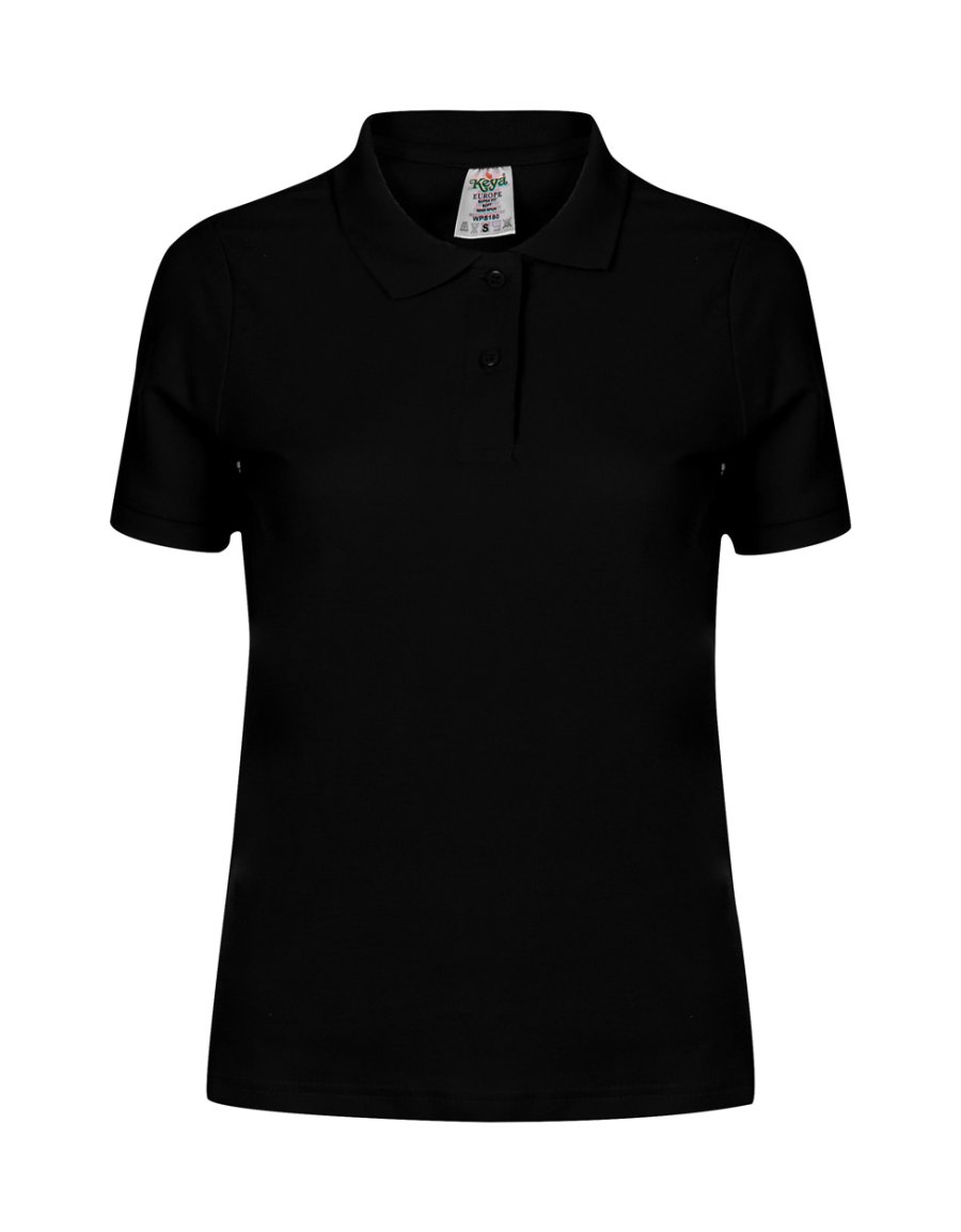 Keya WPS180 women polo shirt, černá