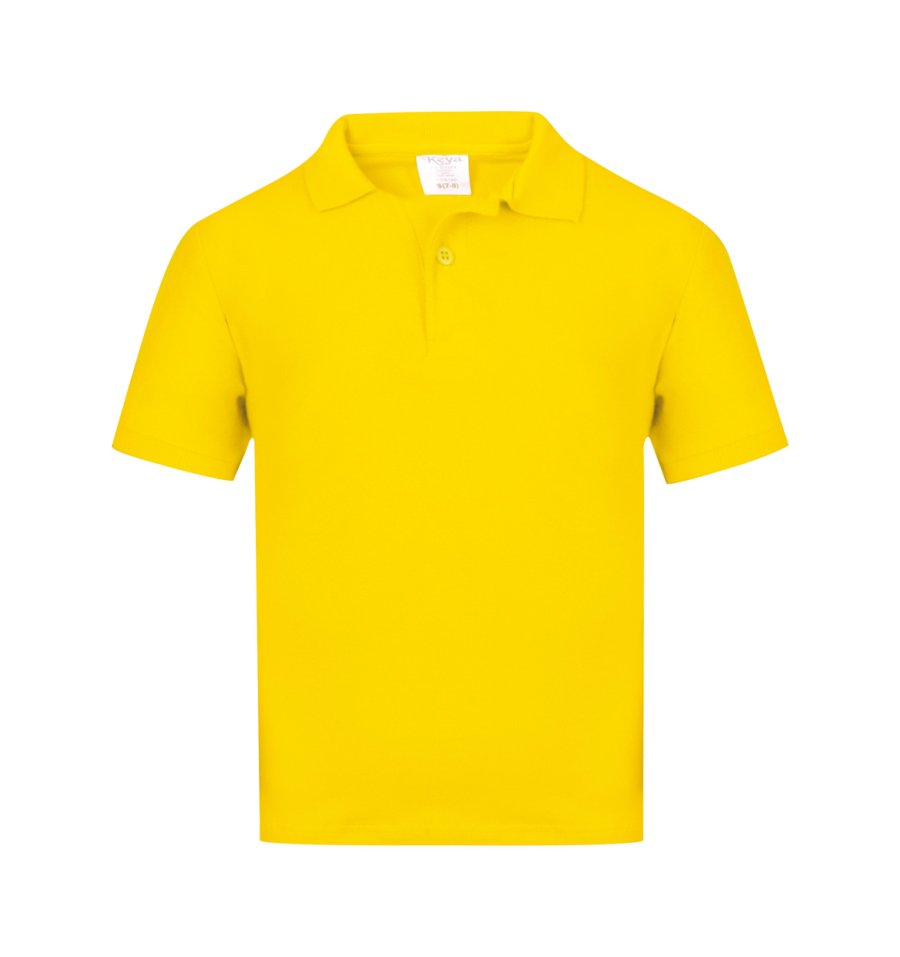 Keya YPS180 kids polo shirt, žlutá