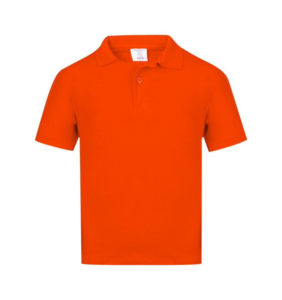 Keya YPS180 kids polo shirt, oranžová