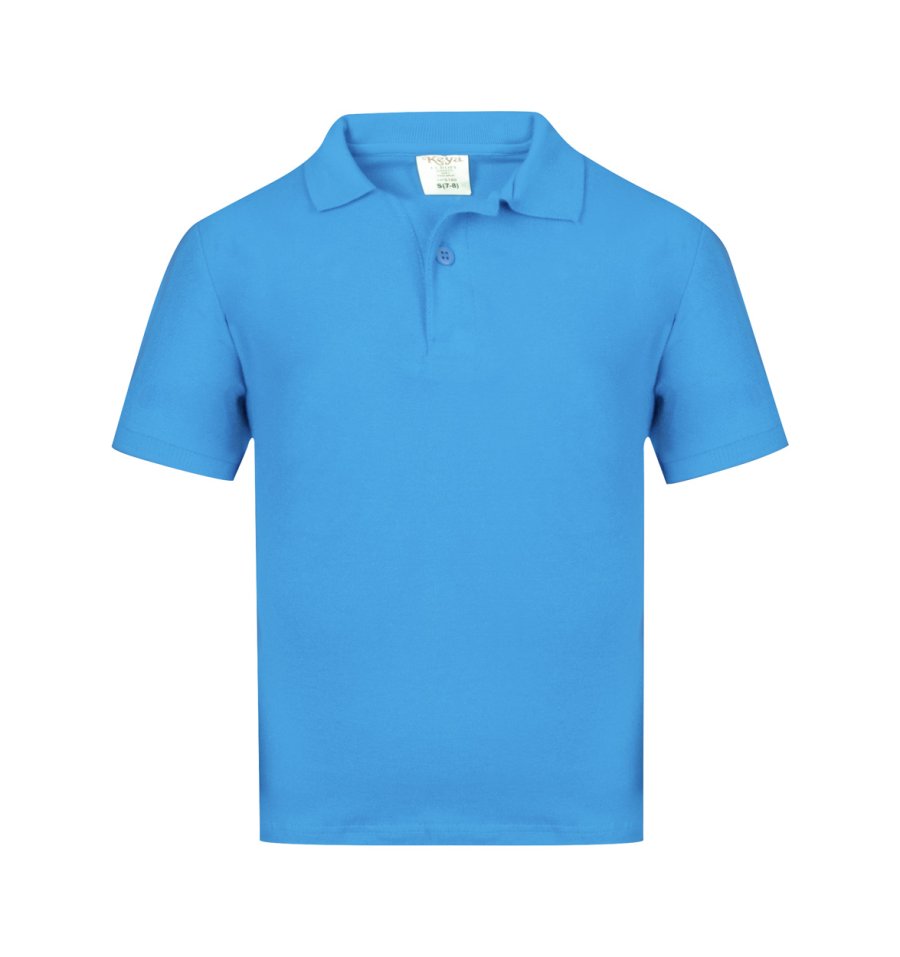 Keya YPS180 kids polo shirt, světle modrá