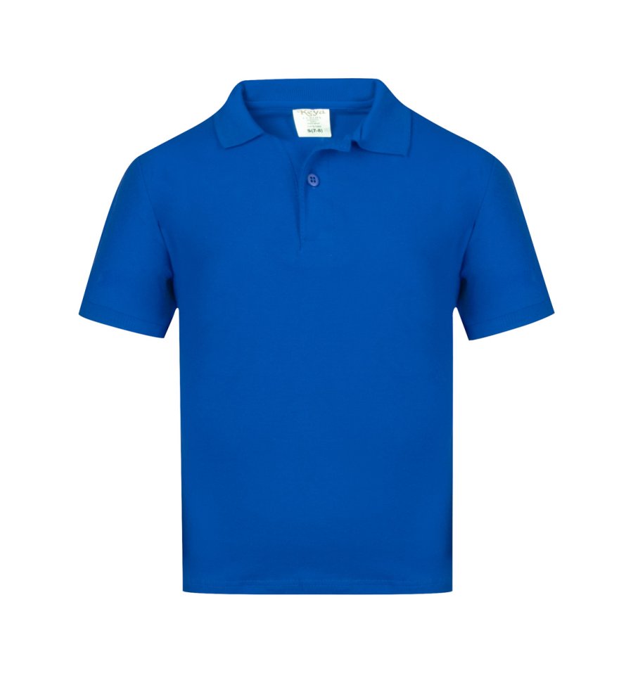 Keya YPS180 kids polo shirt, modrá