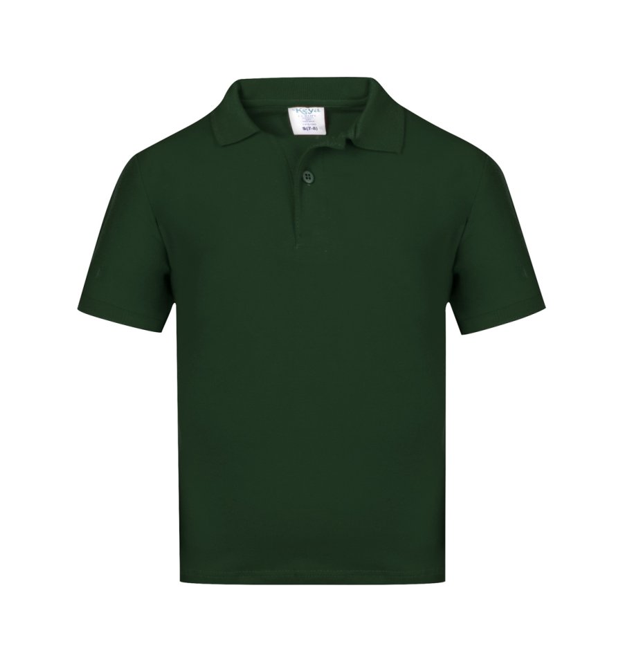 Keya YPS180 kids polo shirt, tmavě zelená