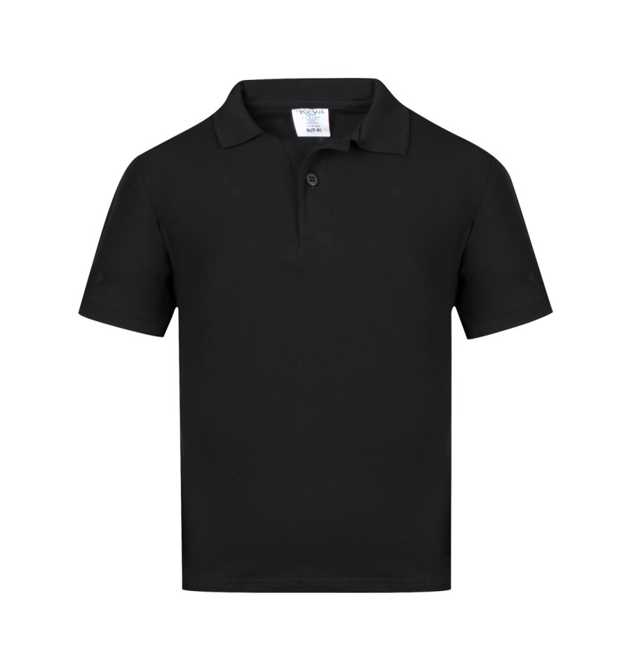 Keya YPS180 kids polo shirt, černá