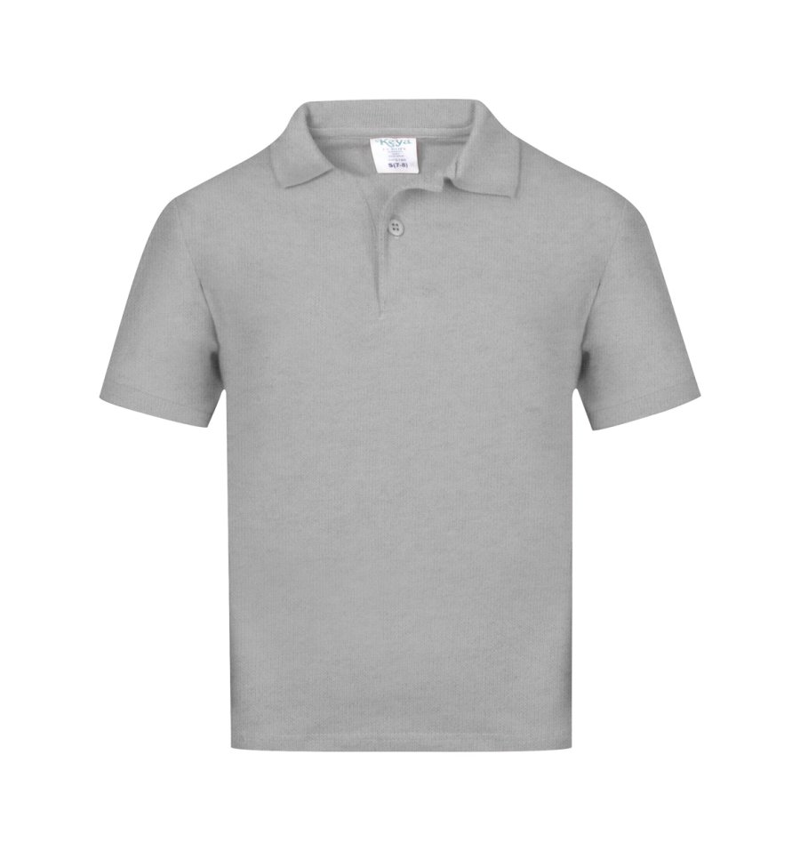 Keya YPS180 kids polo shirt, šedá