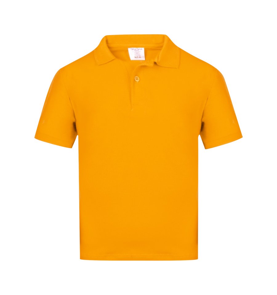 Keya YPS180 kids polo shirt, zlatá