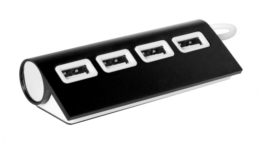 Wudge USB hub, černá